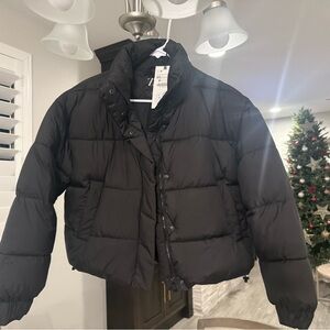 Zara Black Puffer Jacket